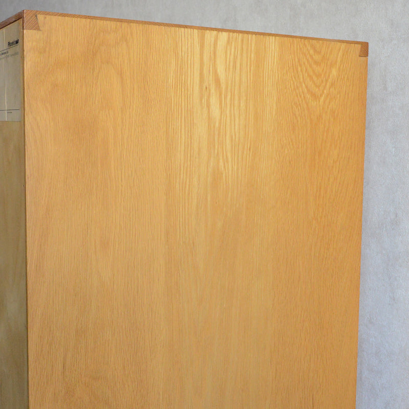 60S オークキャビネット/レコードキャビネット 02（天板剥離再塗装済）