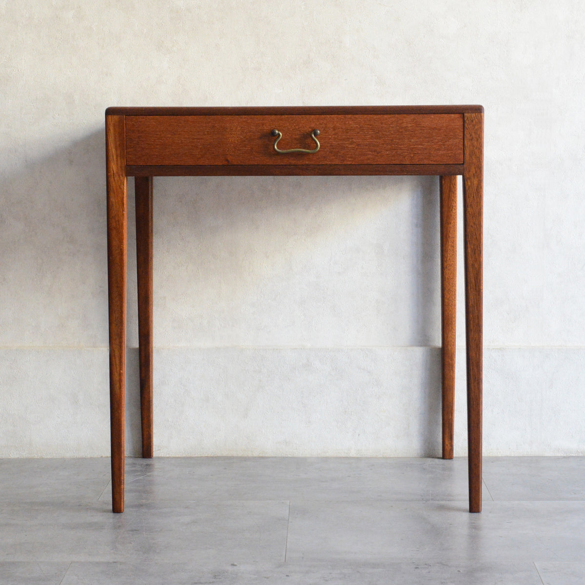 デンマーク ヴィンテージ チーク サイドテーブル 5-173 (抽斗付）