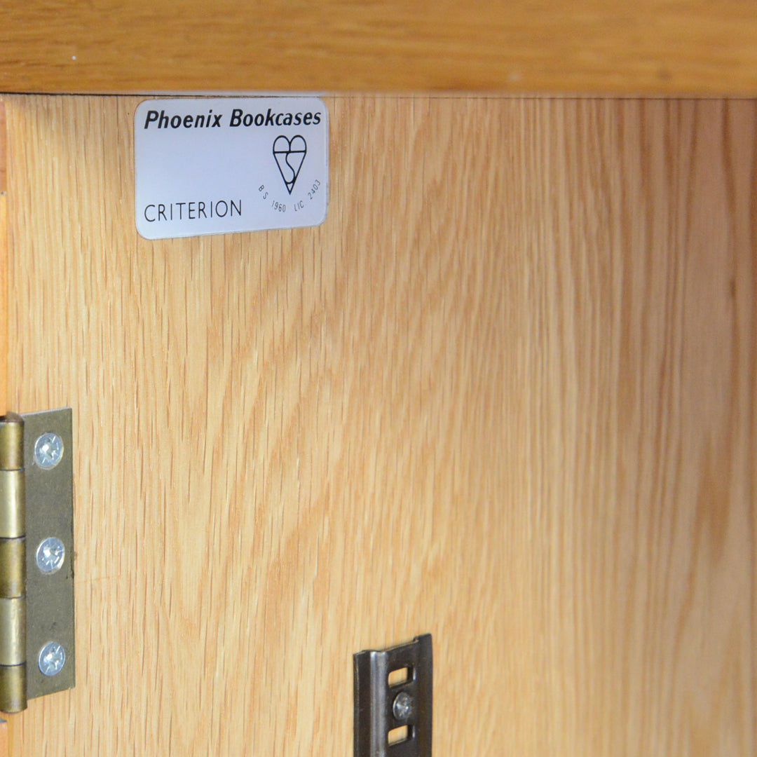 60S オークキャビネット/レコードキャビネット 02（天板剥離再塗装済）