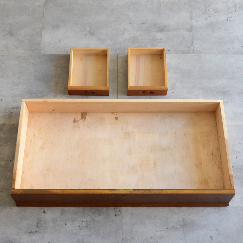 60S ヴィンテージ オークデスク 14 (天板剝離再塗装済）