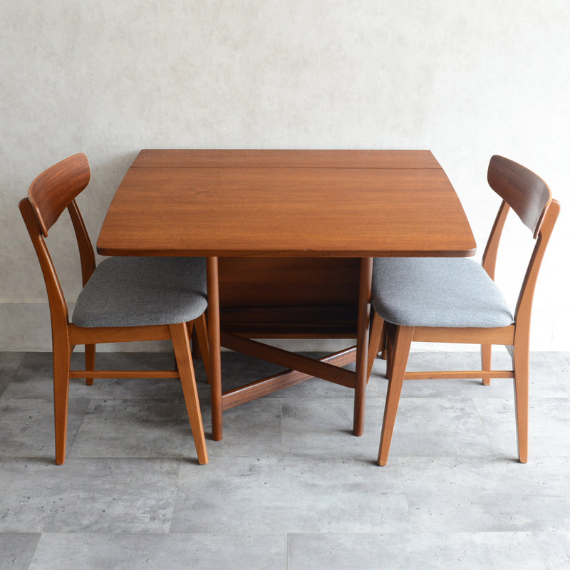 A.H.McINTOSH マッキントッシュ ゲートレッグテーブル 24(レクタングル）天板剥離再塗装済