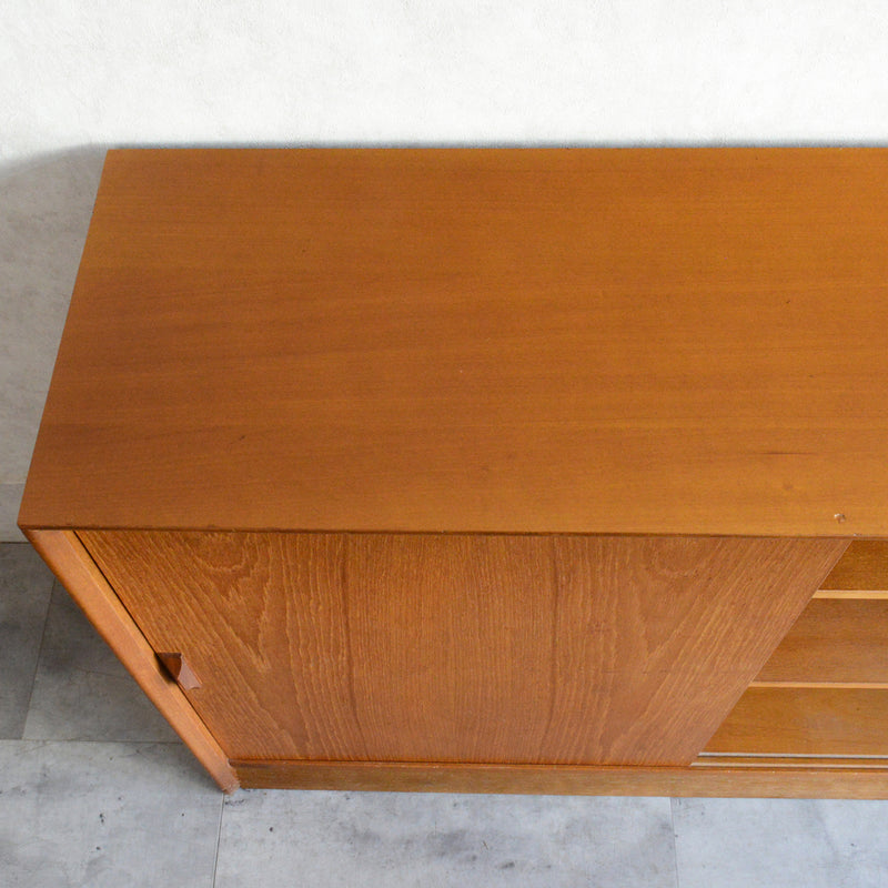 Herbert E. Gibbs ヴィンテージ ガラスキャビネット100(木扉付)