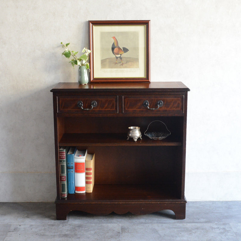 クラシック マホガニー シェルフ 15 (抽斗付)