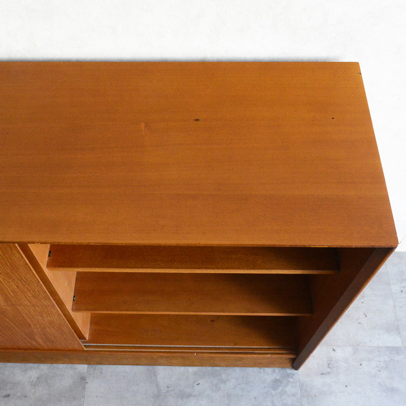 Herbert E. Gibbs ヴィンテージ ガラスキャビネット100(木扉付)