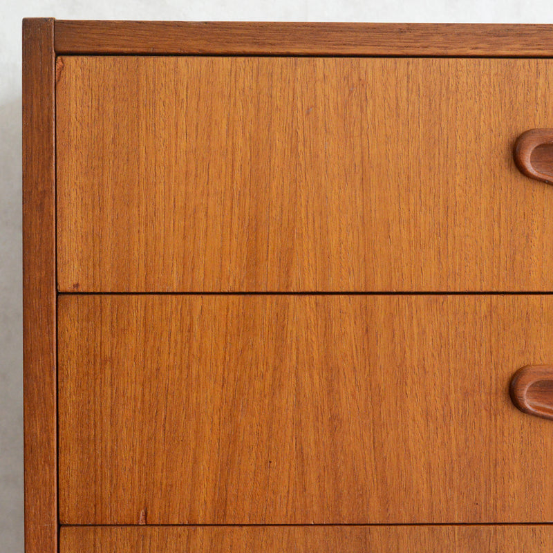 デンマークヴィンテージ  チーク４段チェスト 8-48