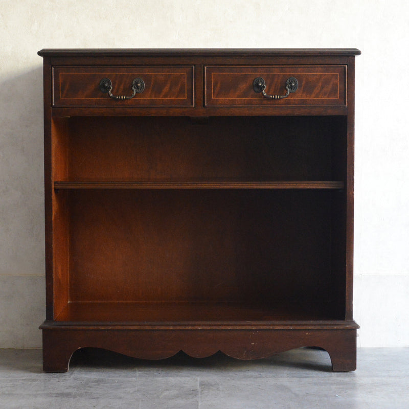 クラシック マホガニー シェルフ 15 (抽斗付)