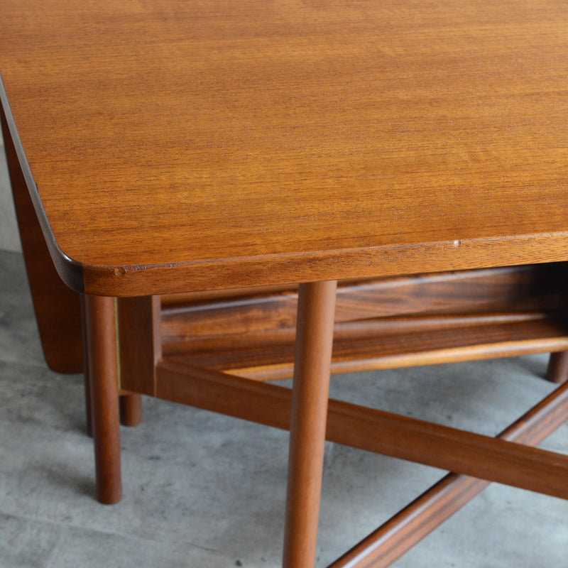 A.H.McINTOSH マッキントッシュ ゲートレッグテーブル 24(レクタングル）天板剥離再塗装済