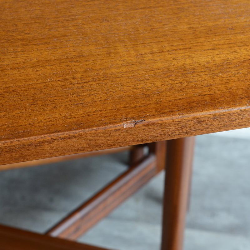 A.H.McINTOSH マッキントッシュ ゲートレッグテーブル 24(レクタングル）天板剥離再塗装済