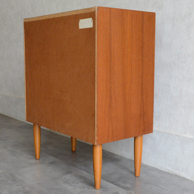 デンマークヴィンテージ  チーク４段チェスト 8-48