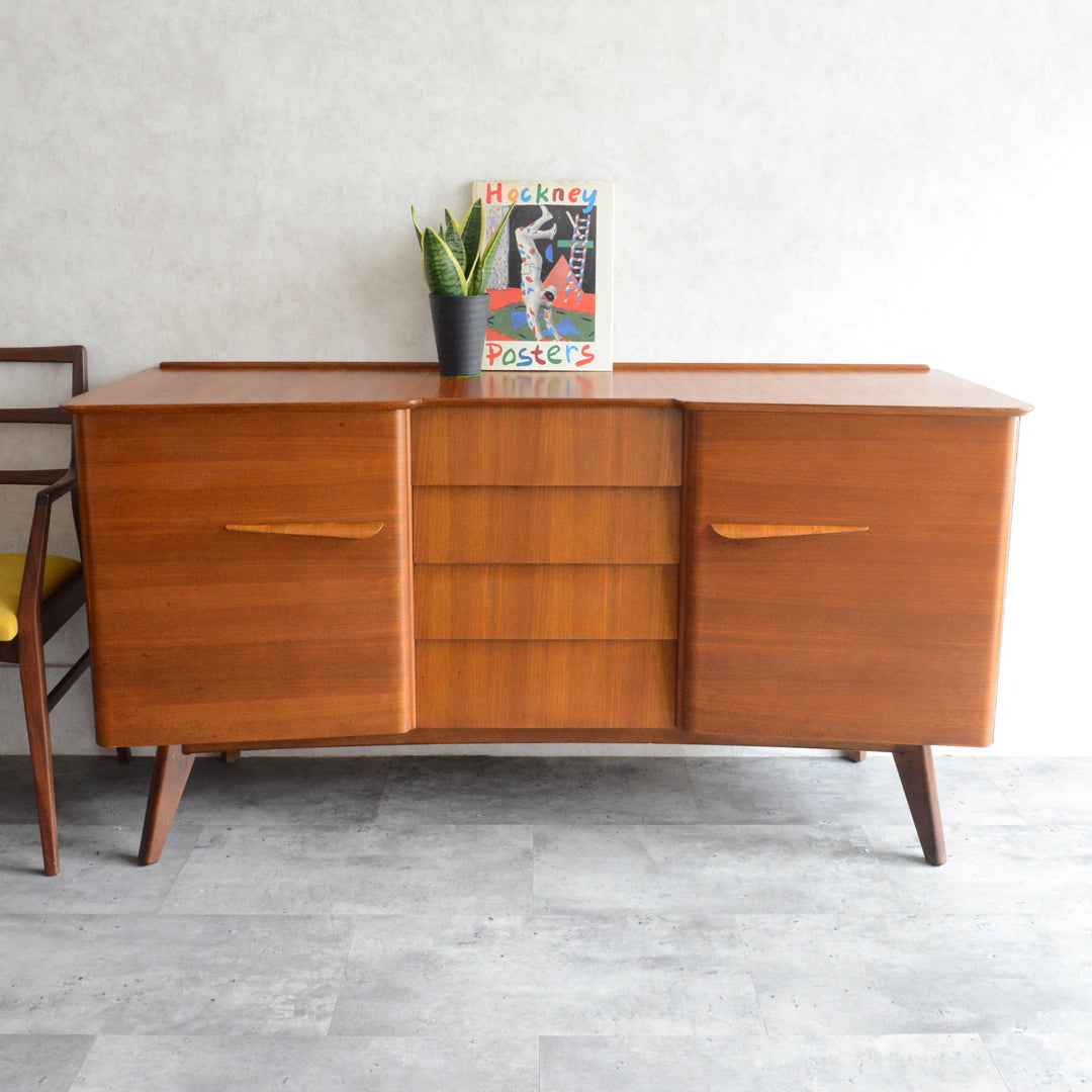 ミッドセンチュリー ヴィンテージ　サイドボード65  (天板剝離再塗装済）