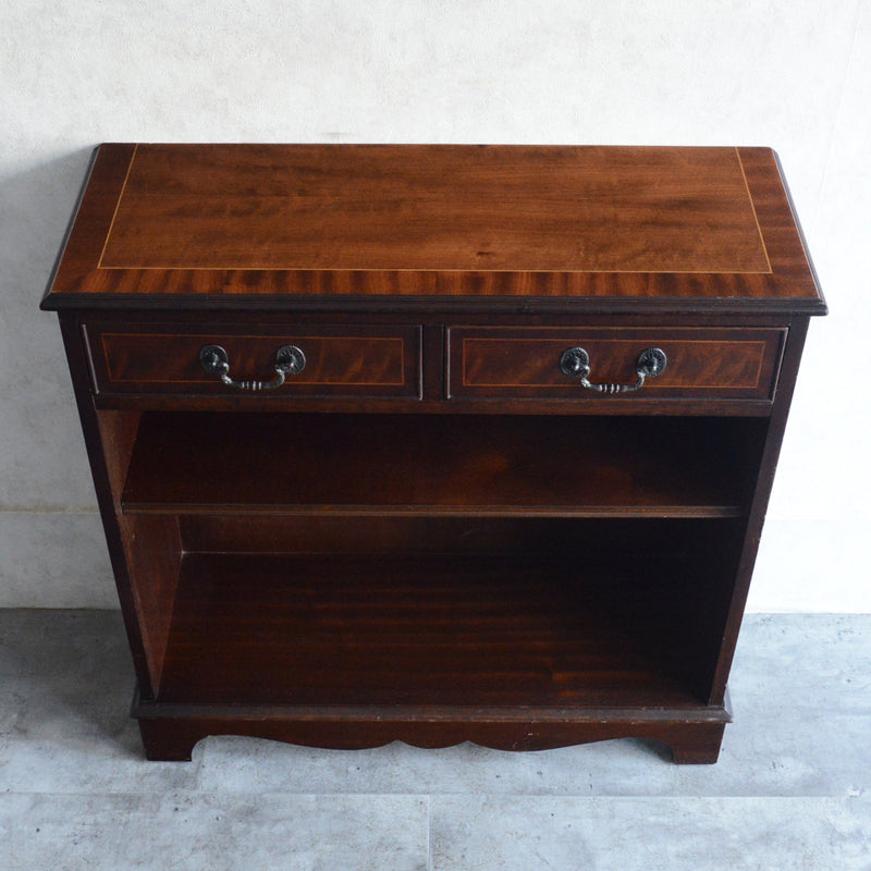 クラシック マホガニー シェルフ 15 (抽斗付)