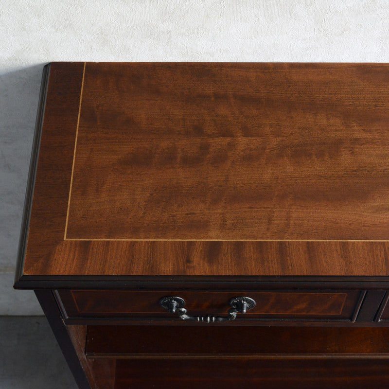 クラシック マホガニー シェルフ 15 (抽斗付)