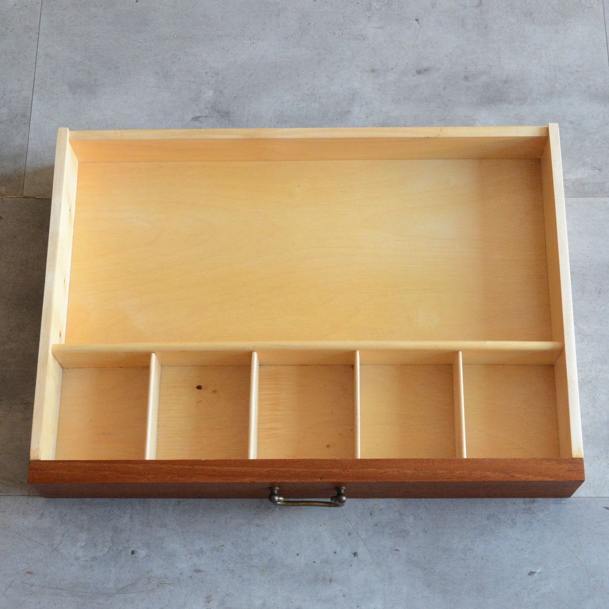 デンマーク ヴィンテージ チーク サイドテーブル 5-173 (抽斗付）