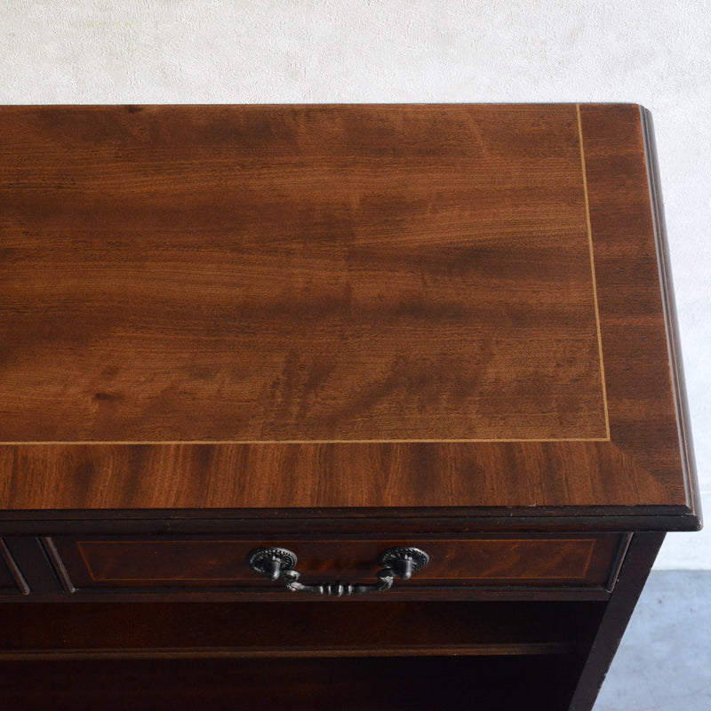 クラシック マホガニー シェルフ 15 (抽斗付)