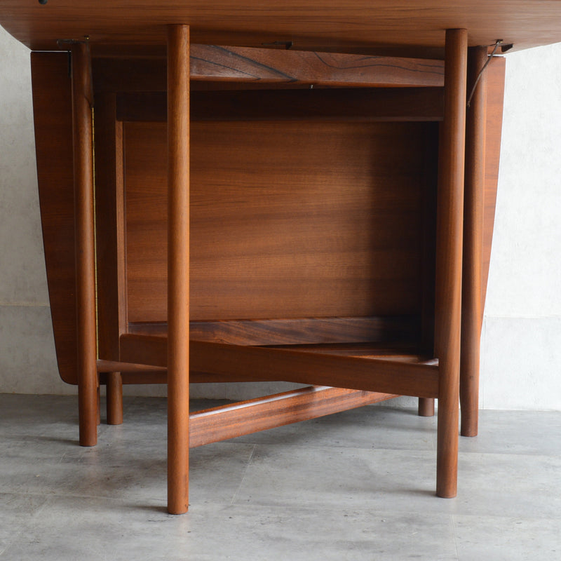 A.H.McINTOSH マッキントッシュ ゲートレッグテーブル 24(レクタングル）天板剥離再塗装済