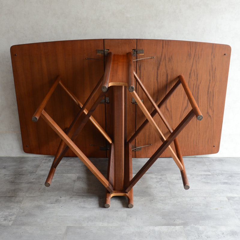 A.H.McINTOSH マッキントッシュ ゲートレッグテーブル 24(レクタングル）天板剥離再塗装済