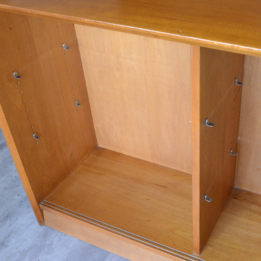 Herbert E. Gibbs ヴィンテージ ガラスキャビネット100(木扉付)