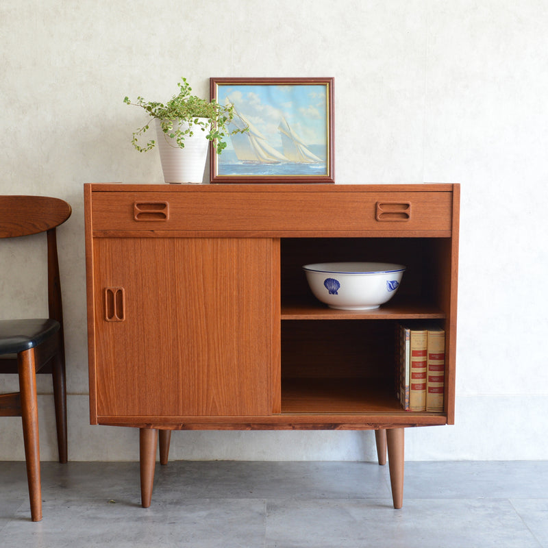 デンマークヴィンテージ  抽斗付キャビネット 3-40  (オイル仕上）