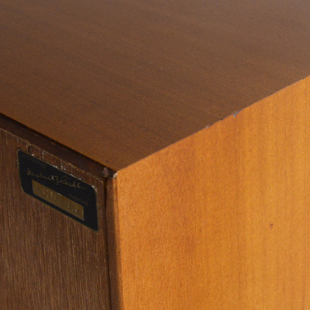 Herbert E. Gibbs ヴィンテージ ガラスキャビネット100(木扉付)