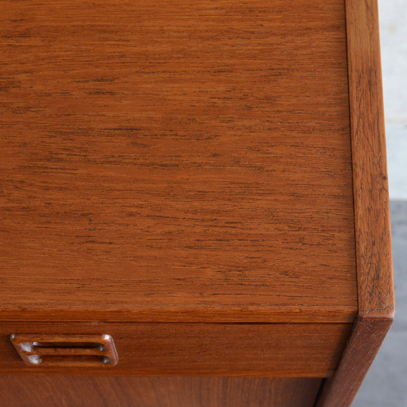 デンマーク ヴィンテージ  チークキャビネット ( 抽斗付)5-63