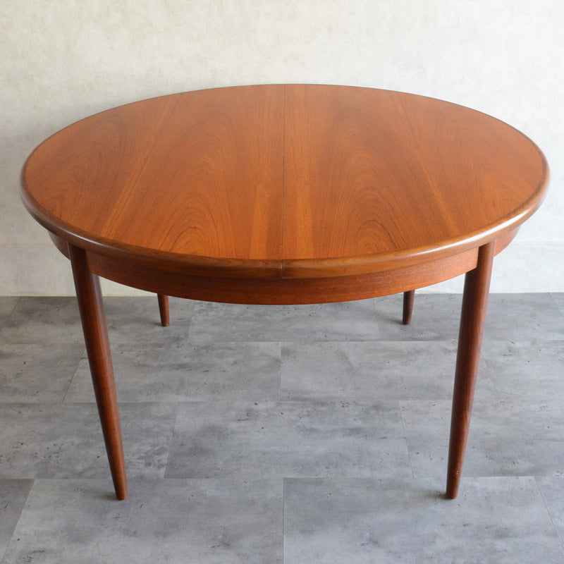 K様ご見学予約品G-PLAN ジープラン エクステンション ラウンドテーブル 106 (天板剥離再塗装）