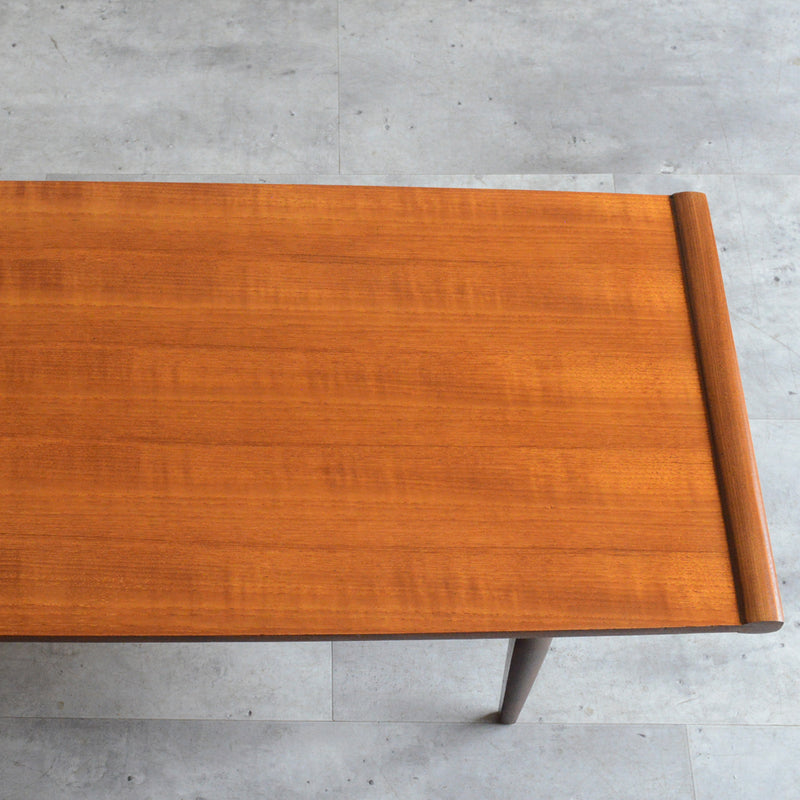 Myer メイヤー  ミッドセンチュリー チーク ローテーブル 54(天板剝離再塗装済)