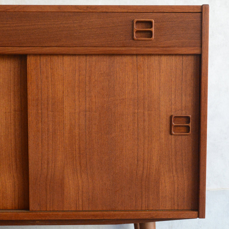 デンマーク ヴィンテージ  チークキャビネット ( 抽斗付)5-63