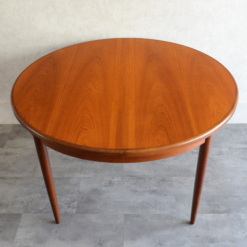 K様ご見学予約品G-PLAN ジープラン エクステンション ラウンドテーブル 106 (天板剥離再塗装）