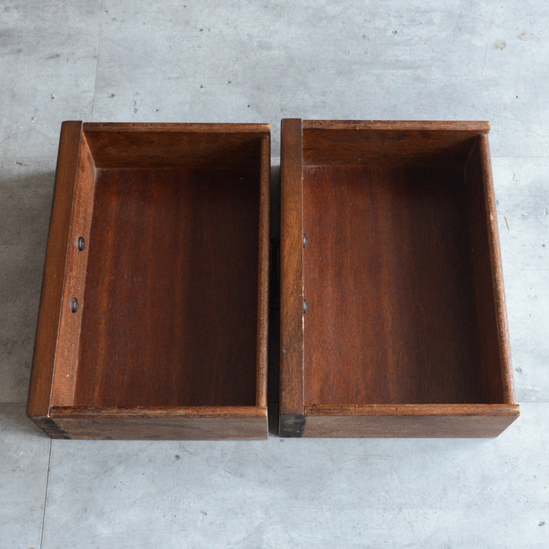 クラシック マホガニー シェルフ 15 (抽斗付)