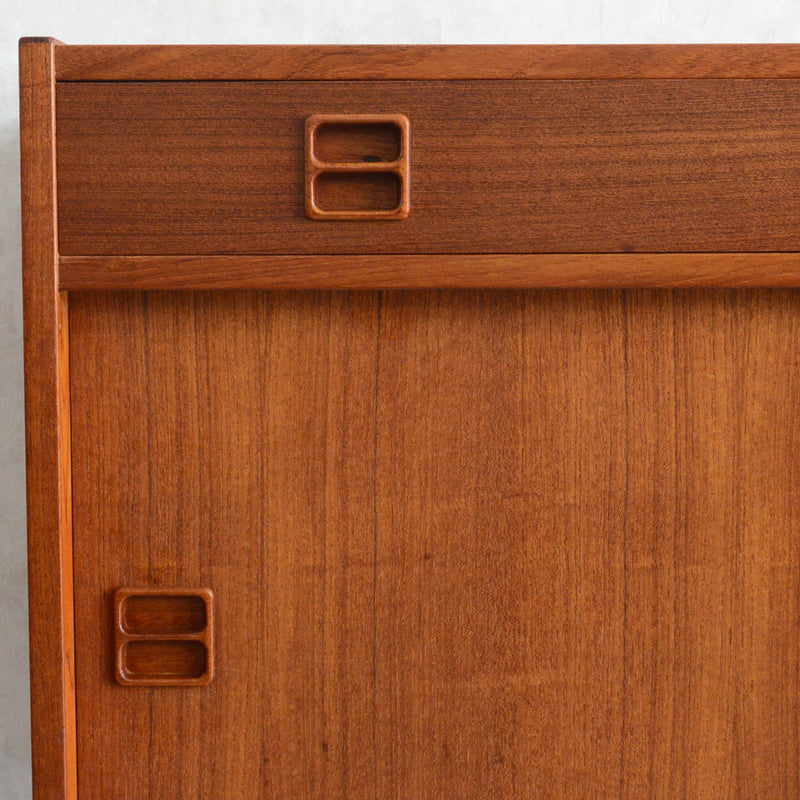 デンマーク ヴィンテージ  チークキャビネット ( 抽斗付)5-63