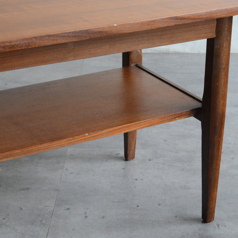 Myer メイヤー  ミッドセンチュリー チーク ローテーブル 54(天板剝離再塗装済)