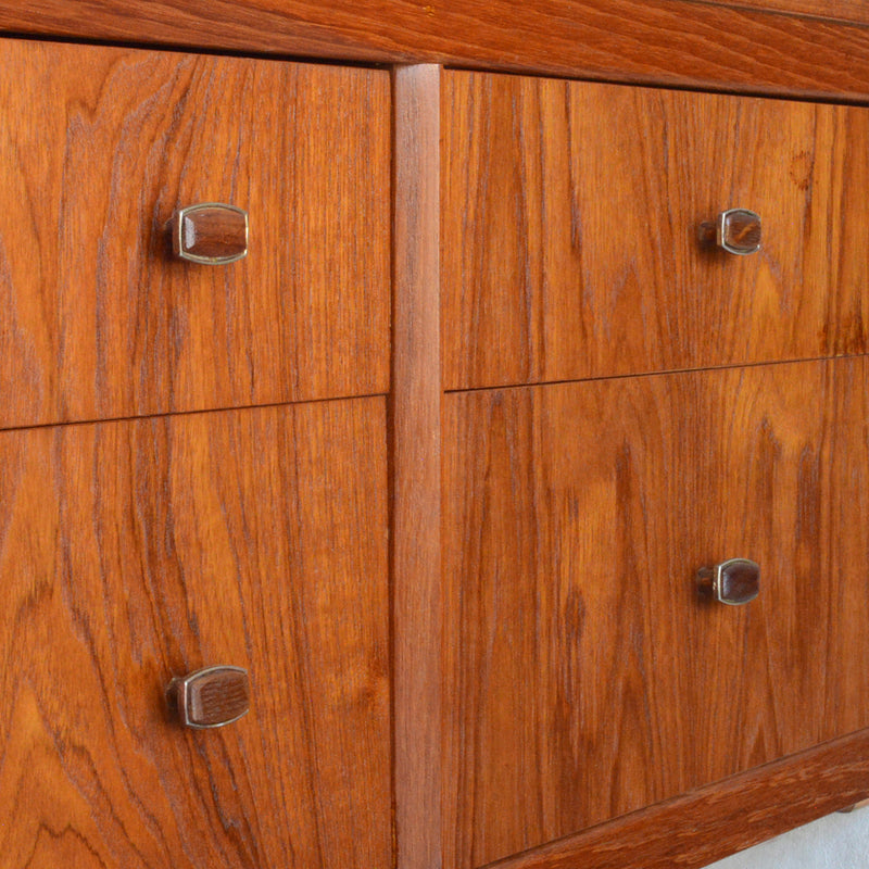 ミッドセンチュリー ヴィンテージ　 ショートサイドボード 66(天板剝離再塗装済）