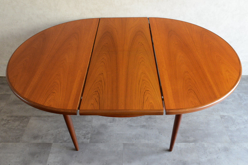 K様ご見学予約品G-PLAN ジープラン エクステンション ラウンドテーブル 106 (天板剥離再塗装）