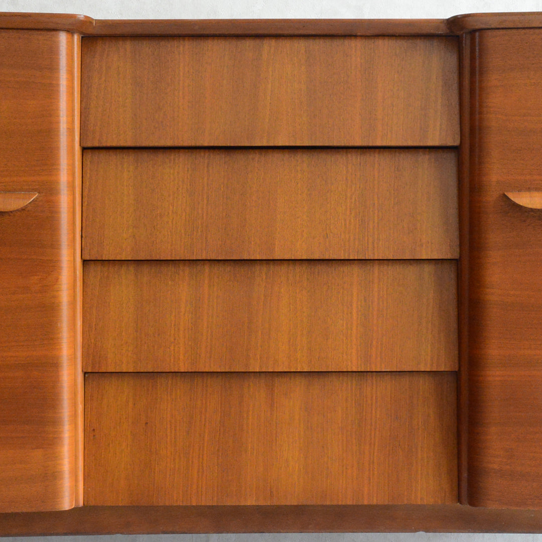 ミッドセンチュリー ヴィンテージ　サイドボード65  (天板剝離再塗装済）