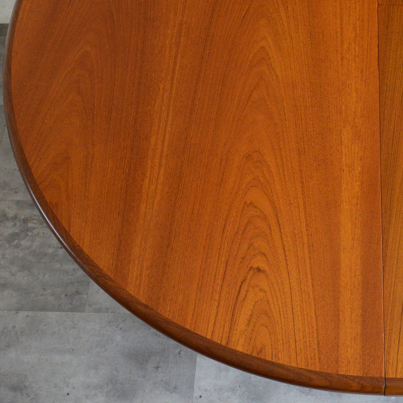 K様ご見学予約品G-PLAN ジープラン エクステンション ラウンドテーブル 106 (天板剥離再塗装）