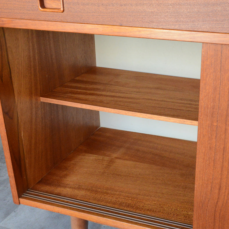 デンマーク ヴィンテージ  チークキャビネット ( 抽斗付)5-63