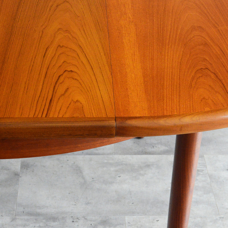 K様ご見学予約品G-PLAN ジープラン エクステンション ラウンドテーブル 106 (天板剥離再塗装）