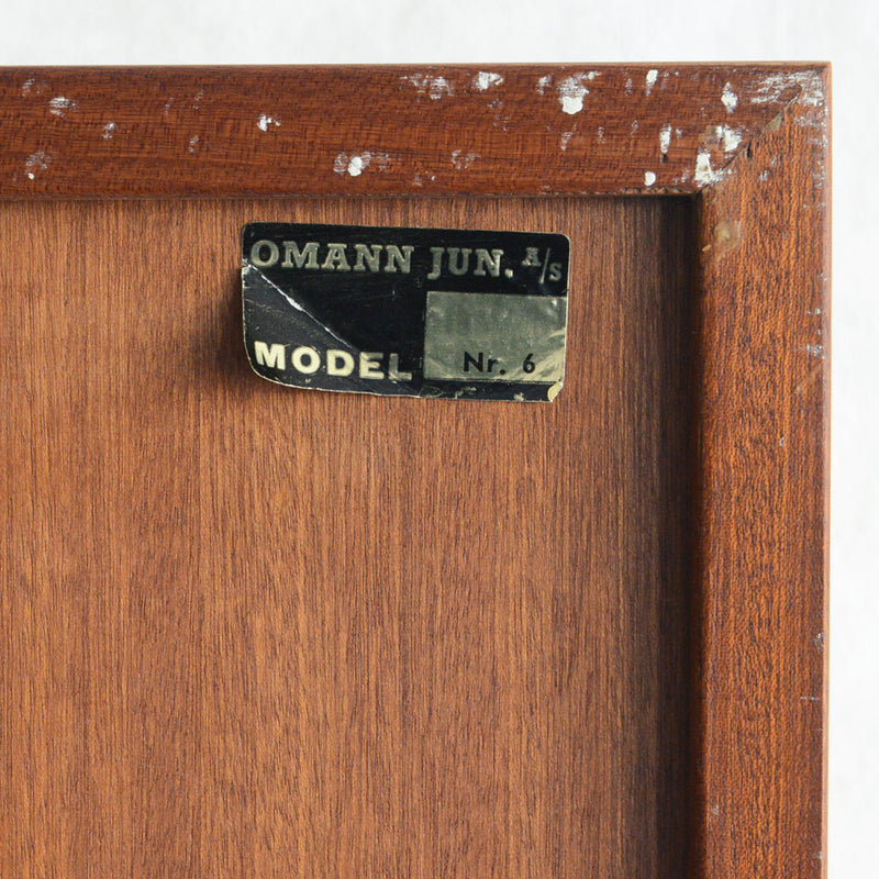 デンマーク  Omann Jun チーク 4段 ブックシェルフ 8-16