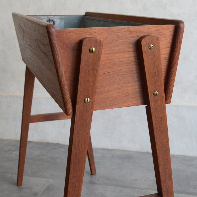 デンマーク ヴィンテージ  チーク プランター 5-73