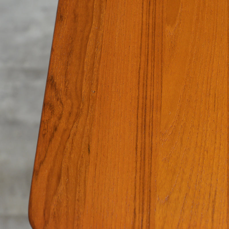 北欧ヴィンテージ　チークダイニングテーブル（天板剥離再塗装済）