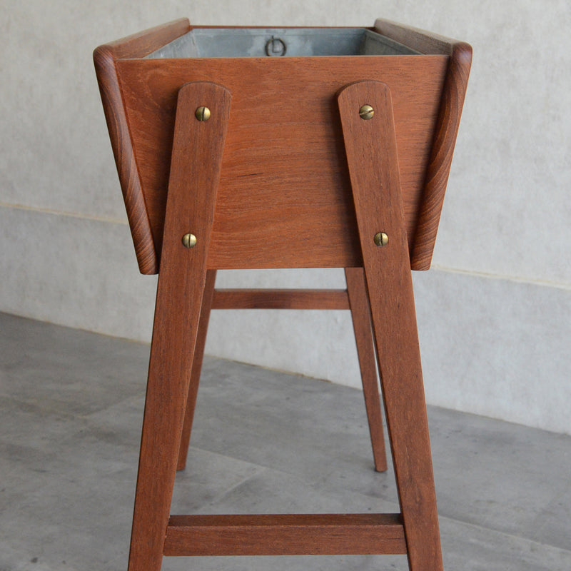 デンマーク ヴィンテージ  チーク プランター 5-73