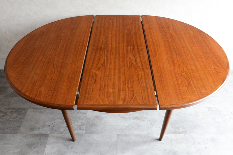 G-PLAN ジープラン  エクステンション ラウンドテーブル 100 (天板剥離再塗装）