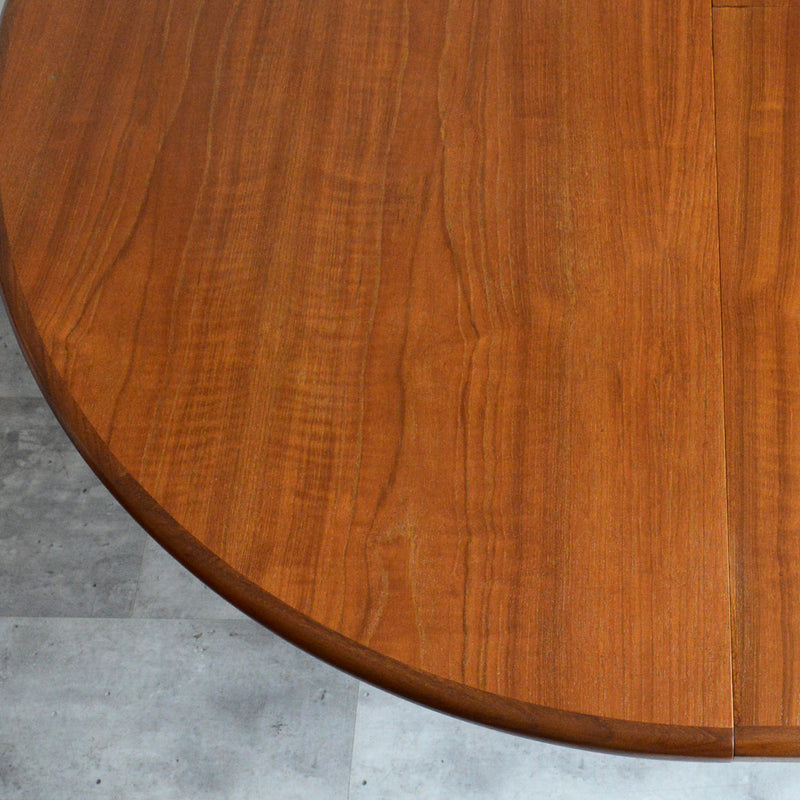 G-PLAN ジープラン  エクステンション ラウンドテーブル 100 (天板剥離再塗装）