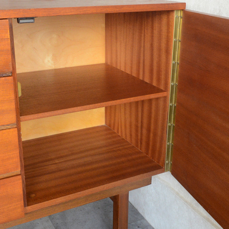 60S イギリス ヴィンテージ ショートサイドボード 54(天板剝離再塗装済）