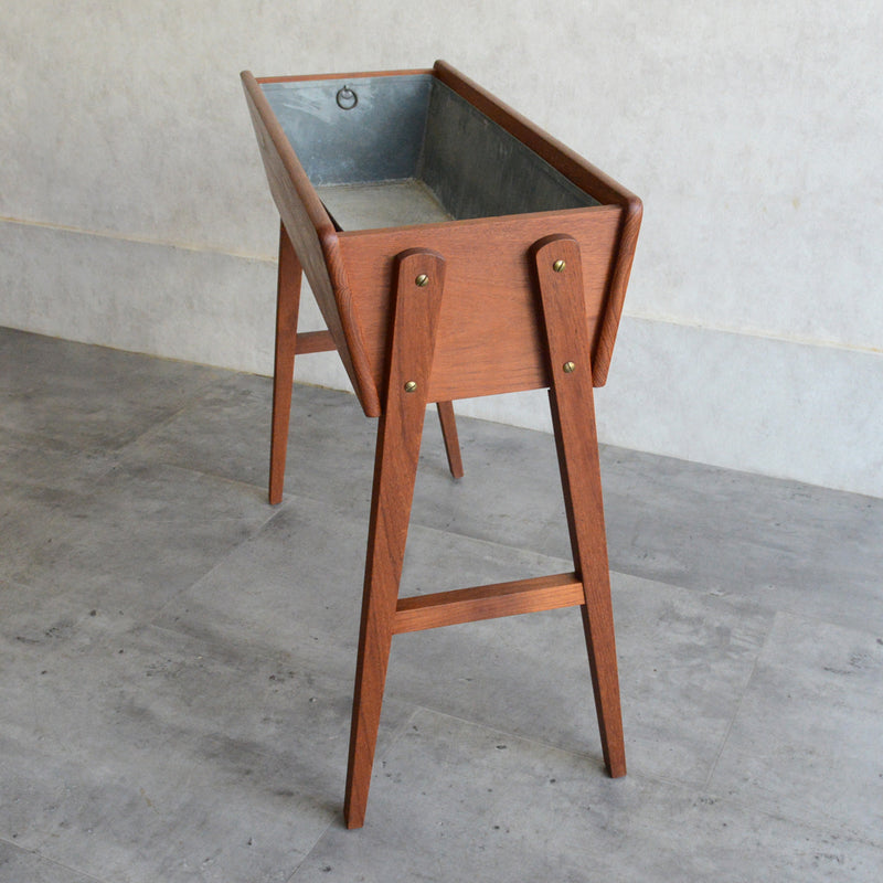 デンマーク ヴィンテージ  チーク プランター 5-73