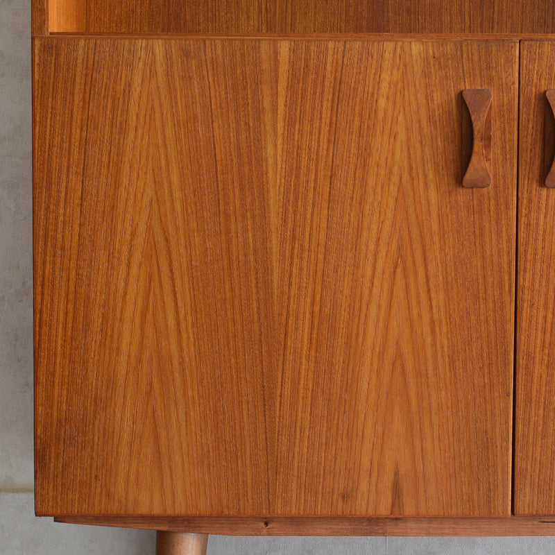 デンマーク ヴィンテージ 2段シェルフ 5-37（木扉付）