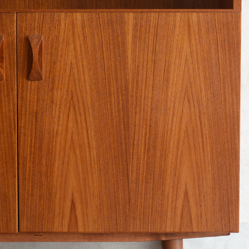 デンマーク ヴィンテージ 2段シェルフ 5-37（木扉付）