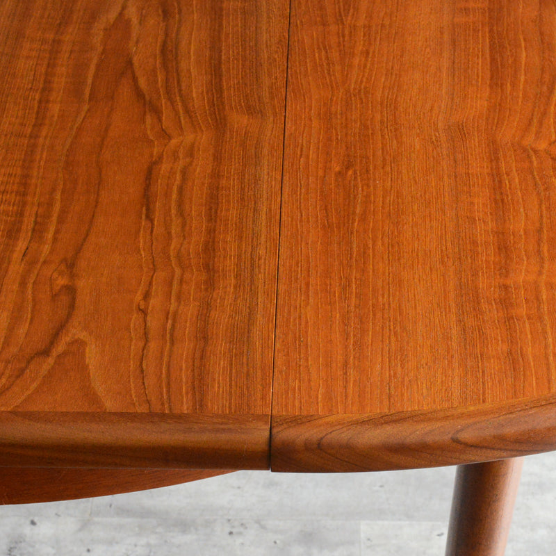 G-PLAN ジープラン  エクステンション ラウンドテーブル 100 (天板剥離再塗装）