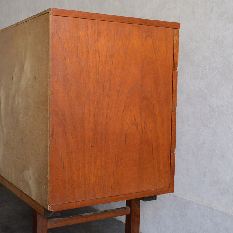 60S イギリス ヴィンテージ ショートサイドボード 54(天板剝離再塗装済）