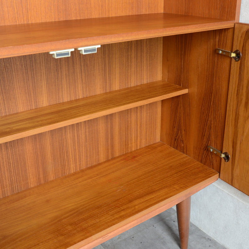 デンマーク ヴィンテージ 2段シェルフ 5-37（木扉付）